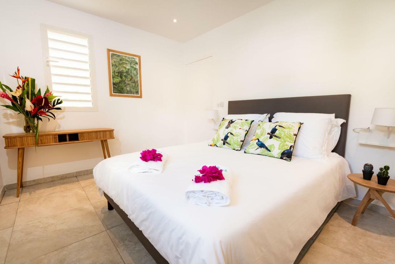 Villa Banc De Sable, Acces Direct A La Plage Le Diamant Exterior foto